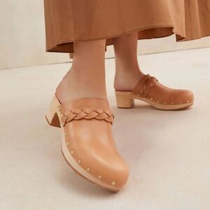 Loeffler Randall Women's Lupa Mid Heel Clog In Honey - Sz 9.5 - brand new in box